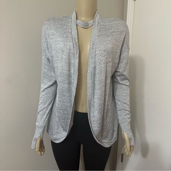 Athleta Lightweight Dolman Sleeve Cardigan Size Medium Modal Thumbholes - Picture 1 of 8